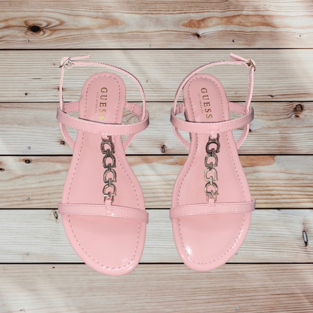 GUESS Women’s Pink Sandals Size:6.5